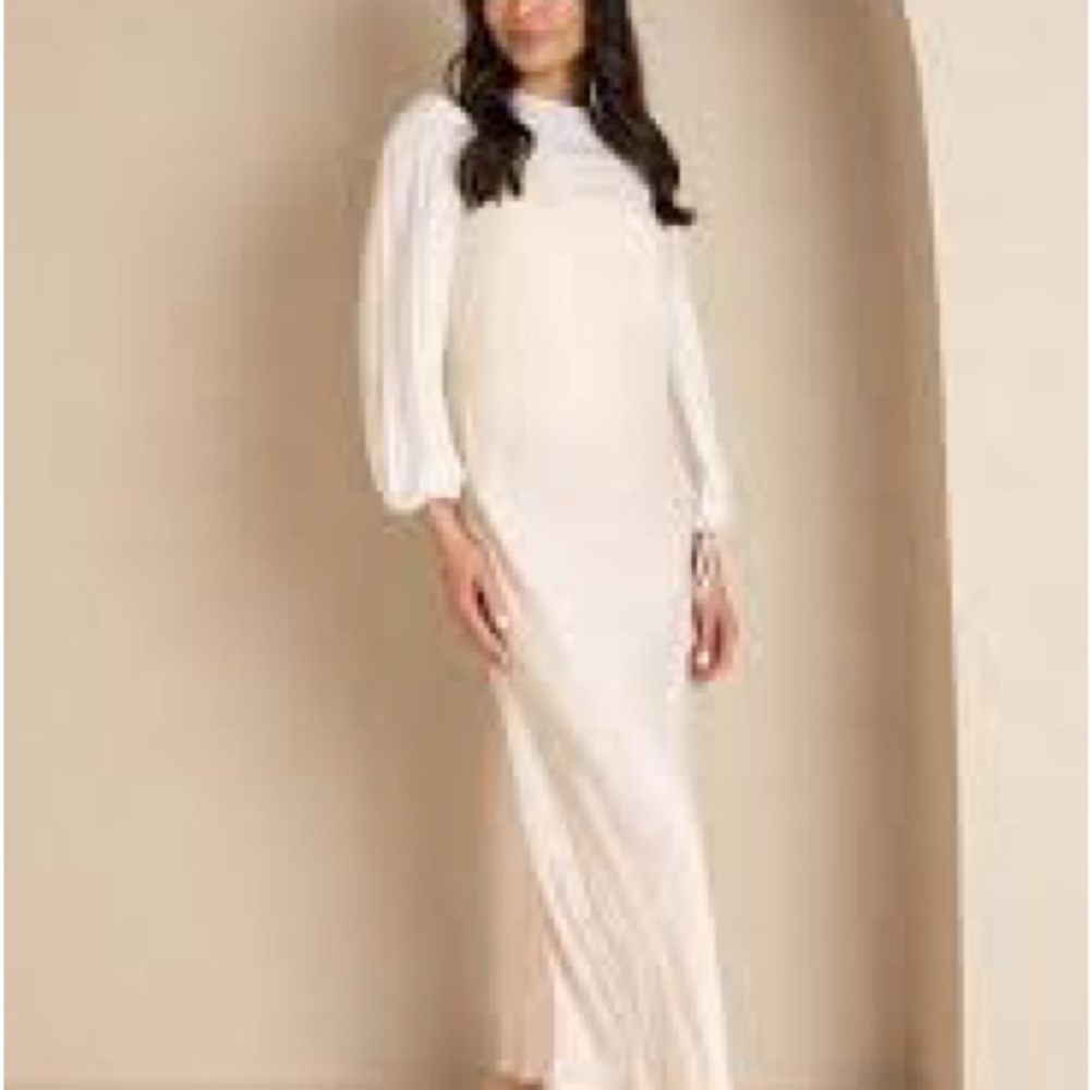 Dress Blank Cream slip Maxi Dress